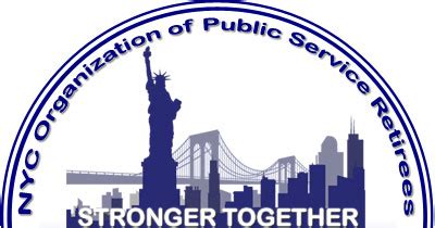 A magnifying glass. . Nyc organization of public service retirees for benefit preservation